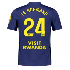 Atletico Madrid Robin Le Normand #24 Venkovní Dres 2025-26 Krátký Rukáv